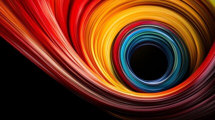 radiating circular patterns with moody dark-to-light gradient, vector style, tech-inspired and clean atmosphere