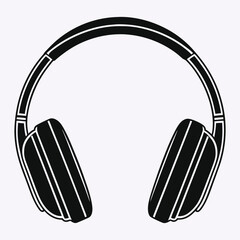 headphones isolated on a white background