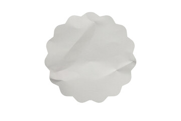 Glued Sticker Texture for Label Mockup Templates