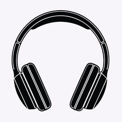 headphones isolated on a white background