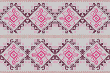 Bouquet, Geometric design, Ikat pattern, traditional design for fabric, clothes, fashion, tiled floor, background, carpet, wallpaper, wrapping, batik, rugs, cushion cover
