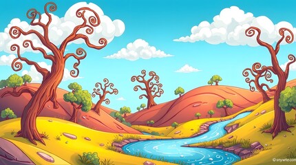 fantasy cartoon illustration