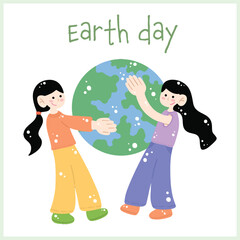 Happy Earth Day , Vector , Environment , Nature
