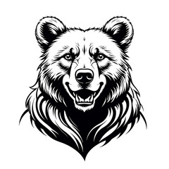 vector illustration of a bear