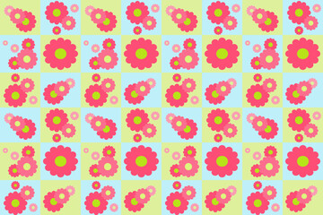 Flowers pattern for  wrapping paper, fabric, curtain, wallpapers, floor, clothes, fashion, tiled floor, background, carpet, rugs, cushion cover