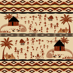 Aztec Motif
Tribal Pattern
Southwestern Design
Geometric Textile
Ethnic Ornament
Navajo Inspired
Native American Art
