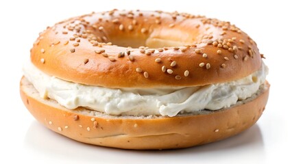 bagel with cream cheese