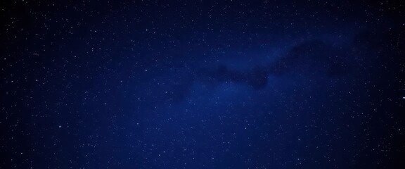 Fototapeta premium Deep indigo night sky, countless stars twinkling, stars, celestial, astronomical