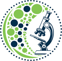 Abstract Atom Symbol Design for Technology or Science