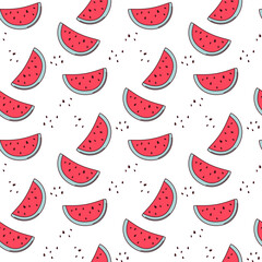 watermelon seamless pattern