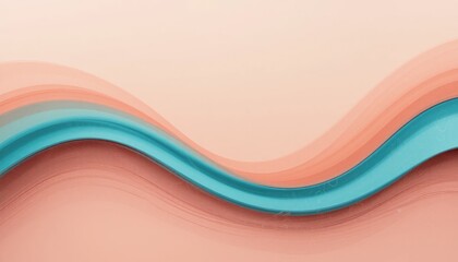 Obraz premium Dynamic color waves abstract art digital background fluid design aesthetic composition modern visuals for branding
