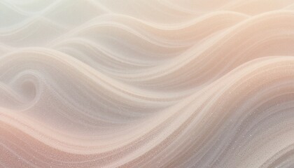 Gentle flow of abstract waves digital space visual art soft palette aerial perspective evocative design for modern aesthetics