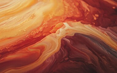 Obraz premium abstract layered earth-toned texture, reminiscent of geological formations, exuding a sense of depth and natural beauty