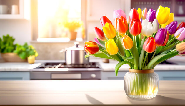 Osterstrauss in der Wohnung 