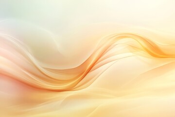 Abstract and dynamic flowing waves in warm colors, evoking feelings of fluidity and motion. The design features gentle gradients and smooth curves, creating a sense of elegance and artistic beauty
