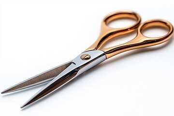 Obraz premium Elegant and Sharp Scissors with Sleek Design and Polished Finish Ideal for Craft and Office Use