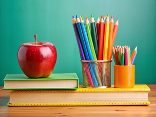 Colorful Back to School Clipart Curriculum Elements, Rule of Thirds Composition