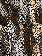 abstract leopard pattern