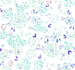 abstract leopard pattern