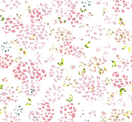 abstract leopard pattern
