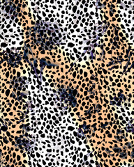 abstract leopard pattern