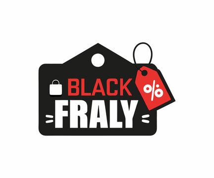 Black Friday Sale Banner with Shopping Bags