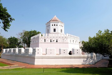 Phra Sumen Fort, a fortress, a hexagonal-shape concrete fort built in the reign of King Rama I
