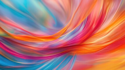 Abstract Swirling Colorscape: A Symphony of Hues