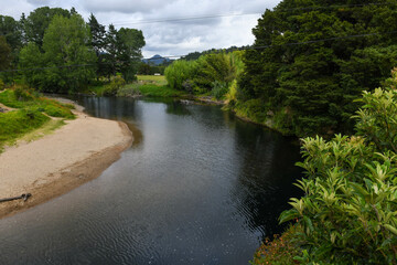 View at Waiwawa river on new Zealand