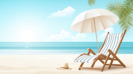 Beach Bliss Relaxation Scene