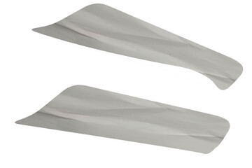 Blank Sticker Texture Design Set For Mockup Template