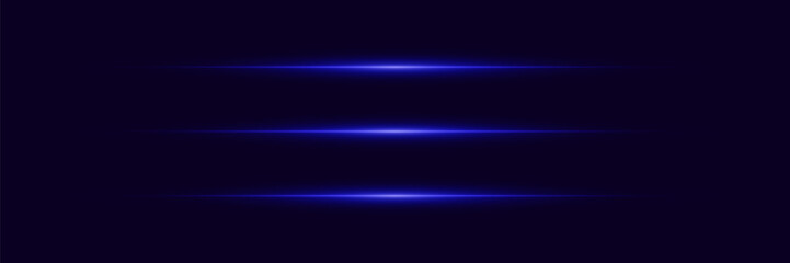 Light lines of light, horizontal beam flash.