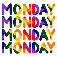 Cute cartoon day hand drawn colorful pride month