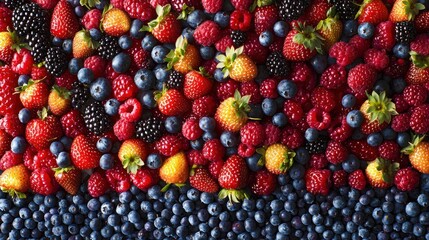 Fototapeta premium Mixed Berries Collection