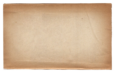 Vintage background of old ancient torn paper texture isolated