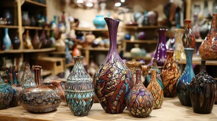 Handmade crafts showcase creativity and craftsmanship