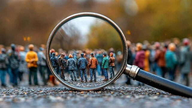A Magnifying Glass Reveals a Crowd: Observing Humanity's Collective