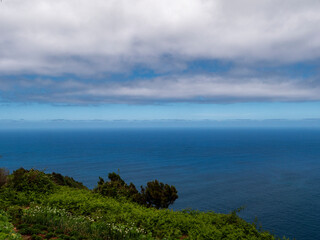 Fototapeta premium View of the Atlantic from the Ribeira da Janela viewpoint.
