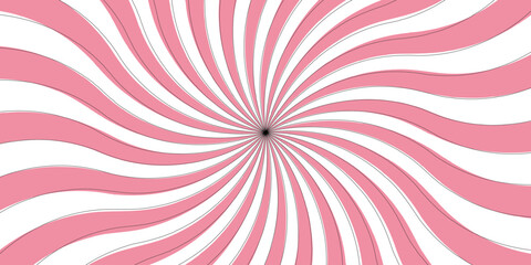 Sun ray vector background radial sunrise or sunset light retro design. Abstract summer sunny  illustration of pink radial stripes against white background  website wallpapers, posters, 
