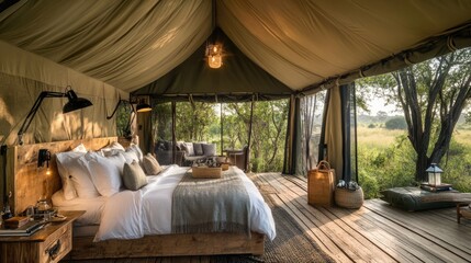 Luxury Safari Tent: Unwind in Nature's Embrace