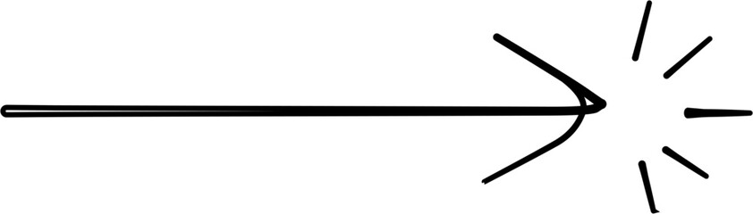 Single Arrow+Effect , arrow isolated on white background. Arrow mark icons. Arrow paint - stock vector.