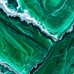 Emerald marble texture
