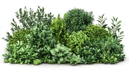 Lush Garden Bushes