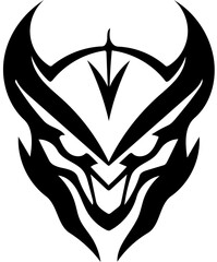 vector image of a logo game silhouette