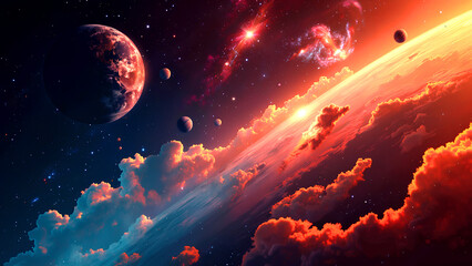 Galactic Glow with Planets