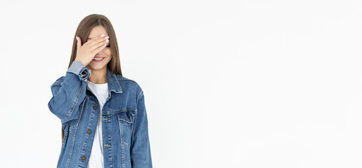 Charismatic carefree joyful friendly-looking outgoing woman likes laugh out loud not hiding...