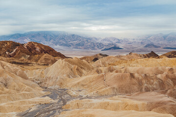 mountain landscape in death valley national park