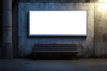 Ultra Hd Visual of Mockup Billboards on a Wall