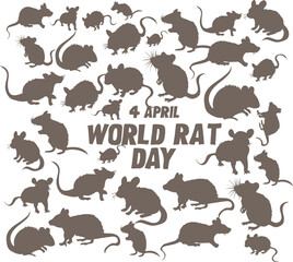 world rat day is celebrated every year on 4 april.	
