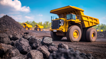 Mining operation in progress